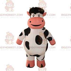 Φουσκωτό κοστούμι μασκότ BIGGYMONKEY™, γιγάντια στολή αγελάδας