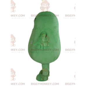 Riesiger grüner Kürbis BIGGYMONKEY™ Maskottchen-Kostüm, grünes
