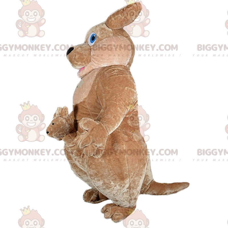 Costume de mascotte BIGGYMONKEY™ de kangourou gonflable