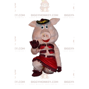 Disfraz de mascota de cerdo de cabaret BIGGYMONKEY™, disfraz de