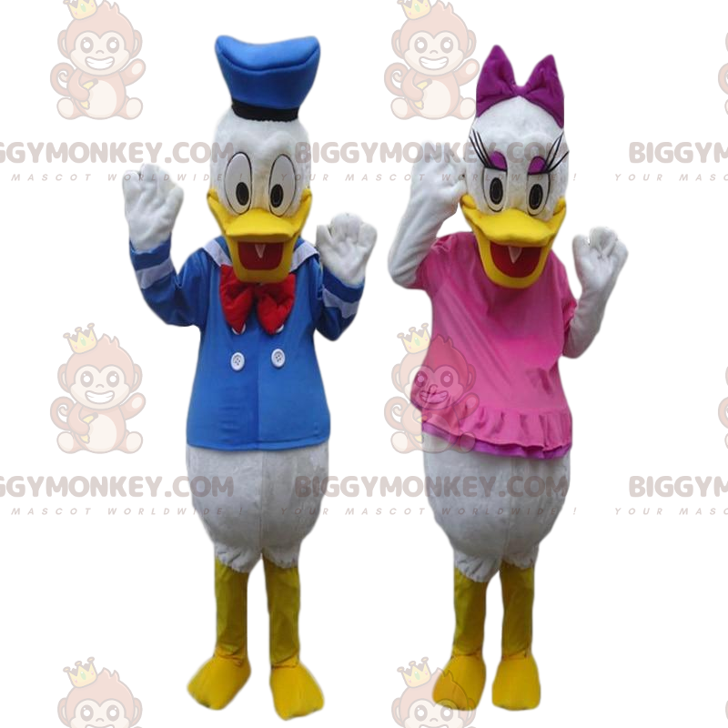 Duo de mascottes BIGGYMONKEY™ de Donald et Daisy, personnage