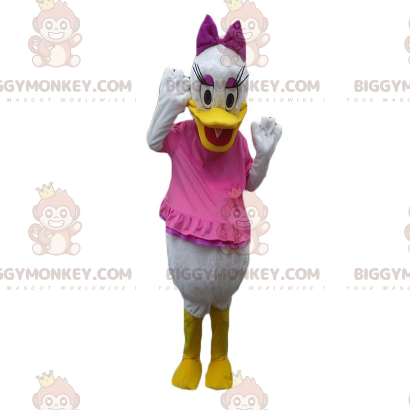 Verkleidung von Daisy, berühmter Ente, Freund von Donald Duck -