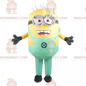 Minions BIGGYMONKEY™ maskottipuku puhallettava keltainen