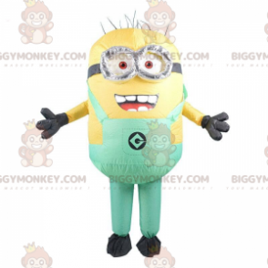 Minions BIGGYMONKEY™ Maskotdräkt Uppblåsbar gul seriefigur -