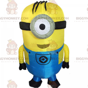 Opblaasbaar Minions-kostuum, geel stripfiguur - Biggymonkey.com