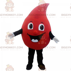 Jättebloddroppedräkt, bloddonationsdräkt - BiggyMonkey maskot