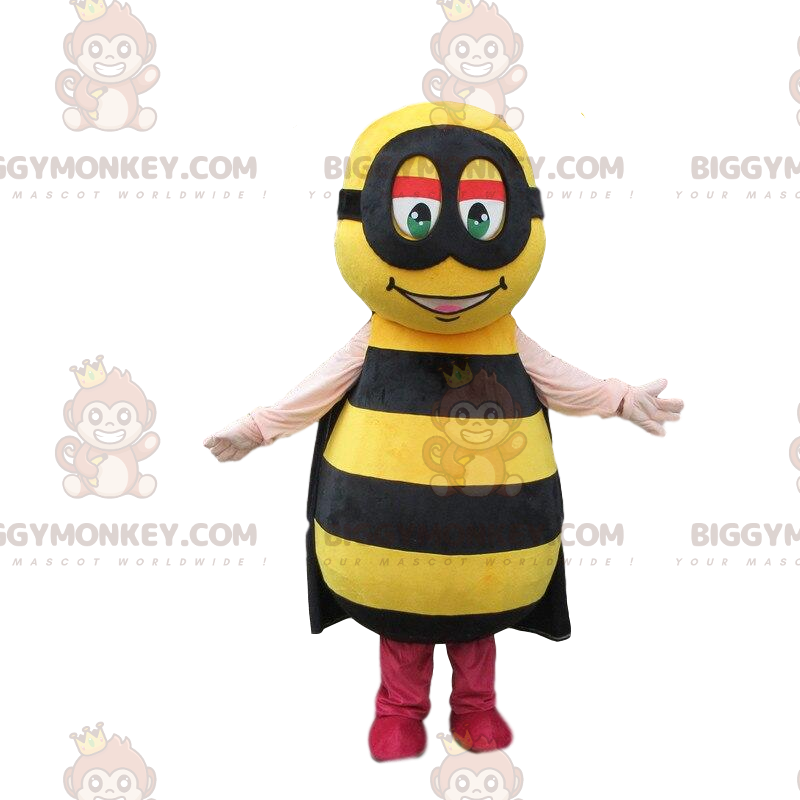 BIGGYMONKEY™ Costume da mascotte Ape gialla e Formato L (175-180 CM)