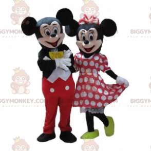 2 BIGGYMONKEY™ maskotka Mickey i Minnie, słynna para z Disneya