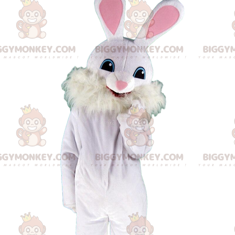 Biało-różowy kostium królika z dużymi uszami - Biggymonkey.com
