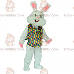 Kanin kostym med en festlig och färgglad outfit - BiggyMonkey