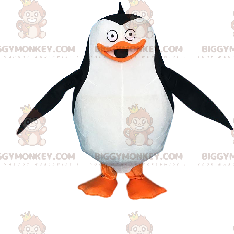 Traje del famoso pingüino de dibujos animados Madagascar -