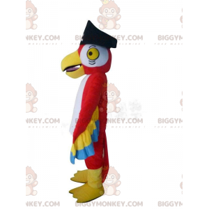 Rood papegaaienkostuum, met piratenhoed - Biggymonkey.com