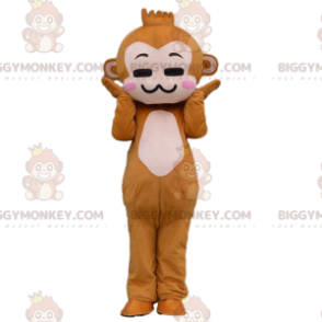 Cartoon Brown Monkey Kostüm - Biggymonkey.com