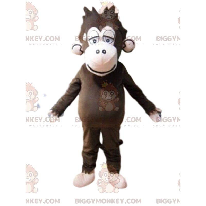 Brown ruffled looking monkey costume, monkey costume –