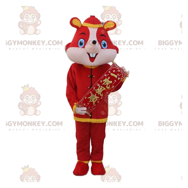 Déguisement de souris rouge, costume asiatique - Biggymonkey.com