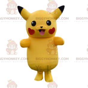 Kostium maskotki wielkiego pikachu BIGGYMONKEY™ z sercami na