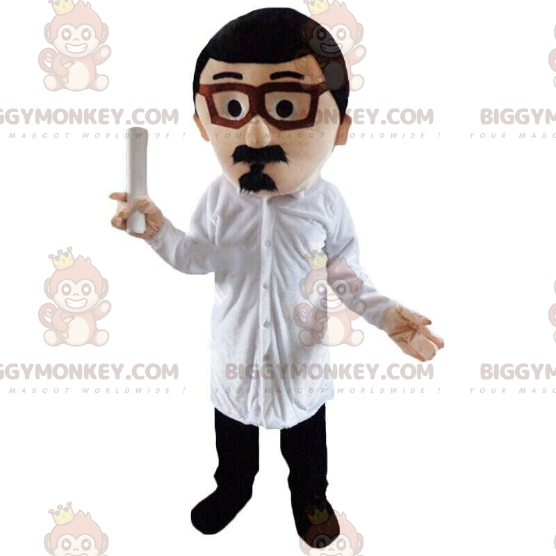 Costume de mascotte BIGGYMONKEY™ d'homme moustachu avec des