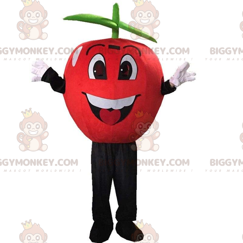 Giant Red Apple Costume, Forbidden Fruit BIGGYMONKEY™ Mascot