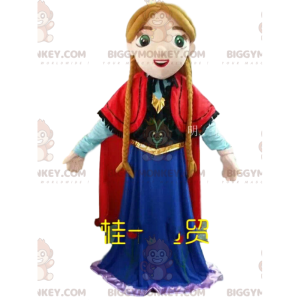 Kostium maskotka księżniczka Anna BIGGYMONKEY™ z filmu „Kraina