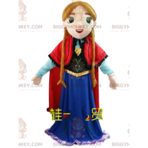 Costume da mascotte della principessa Anna BIGGYMONKEY™ di