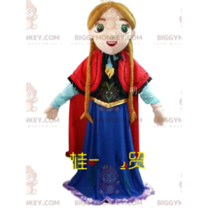 Kostým princezny Anny BIGGYMONKEY™ maskota z filmu „Frozen“ –