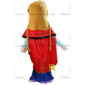 Costume da mascotte della principessa Anna BIGGYMONKEY™ di