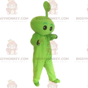Disfraz de pequeño monstruo verde, disfraz de alienígena -