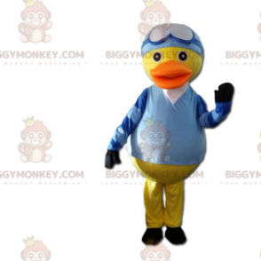 Duck costume dressed as a jockey, riding costume –