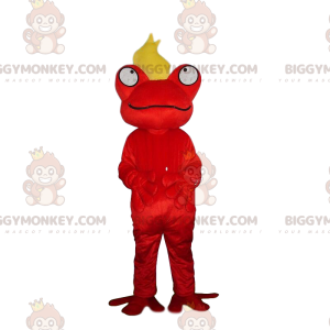 Punainen sammakkoasu keltaisilla hiuksilla - Biggymonkey.com