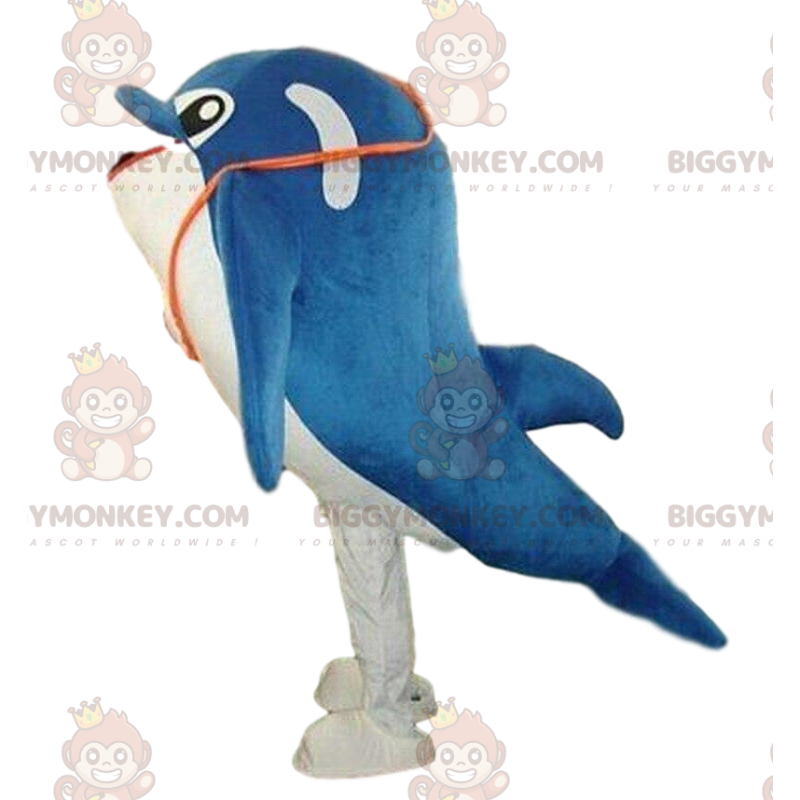 Blue and white dolphin costume, dolphin costume –