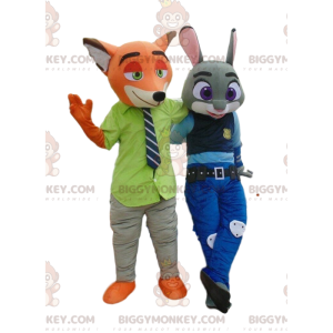 2 BIGGYMONKEY™ maskotka Nicka Wilde'a i Judy Hall z Zootopii -