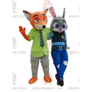 2 BIGGYMONKEY™ maskotka Nicka Wilde'a i Judy Hall z Zootopii -