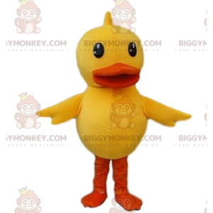 Disfraz de pato amarillo y naranja, disfraz de pájaro gigante -