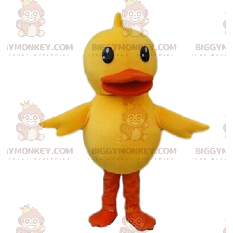 Disfraz de pato amarillo y naranja, disfraz de pájaro gigante -