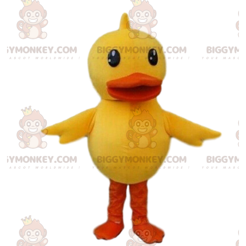 Déguisement de canard jaune et orange, costume d'oiseau géant -