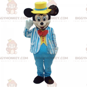 Mickey Mouse kostume iklædt et blåt jakkesæt - Biggymonkey.com
