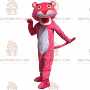 Tecknad rosa panterdräkt - BiggyMonkey maskot
