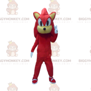 BIGGYMONKEY™ maskotkostume af Knuckles, berømt karakter i Sonic