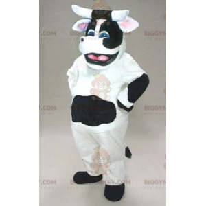 Disfraz de mascota vaca blanca y negra BIGGYMONKEY™ -