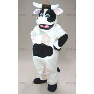 Mustavalkoinen lehmän BIGGYMONKEY™ maskottiasu - Biggymonkey.com