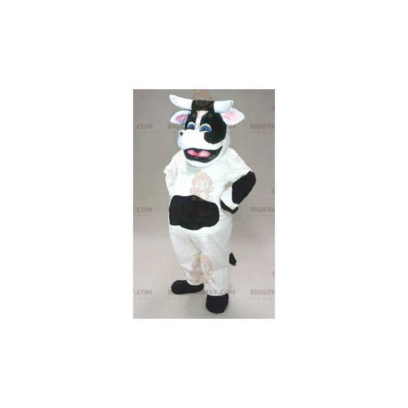 Black and White Cow BIGGYMONKEY™ Mascot Costume –