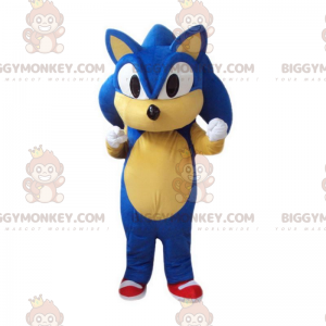 BIGGYMONKEY™ maskotkostume af Sonic, det berømte Sega videospil