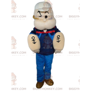 Costume de mascotte BIGGYMONKEY™ de Popeye, le marin mangeur