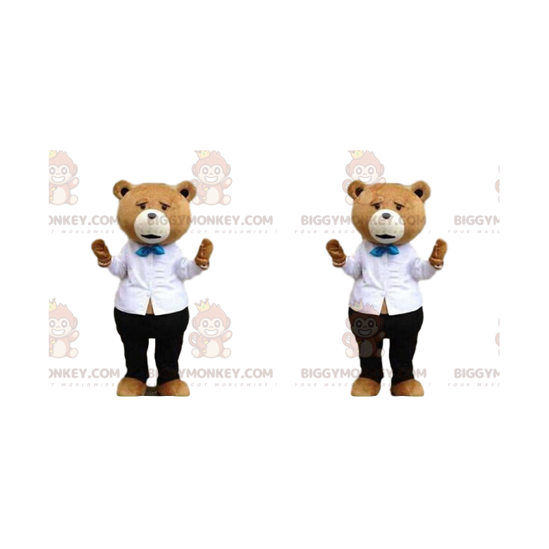 BIGGYMONKEY™ mascot costume of Ted the famous teddy bear from