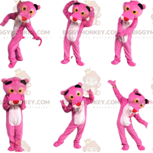Kostým maskota slavné kreslené postavičky BIGGYMONKEY™ Pink