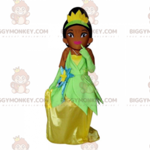 BIGGYMONKEY™ maskotkostume af Tiana, karakter fra "Prinsessen