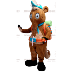 Costume de mascotte BIGGYMONKEY™ de tamanoir de tapir marron