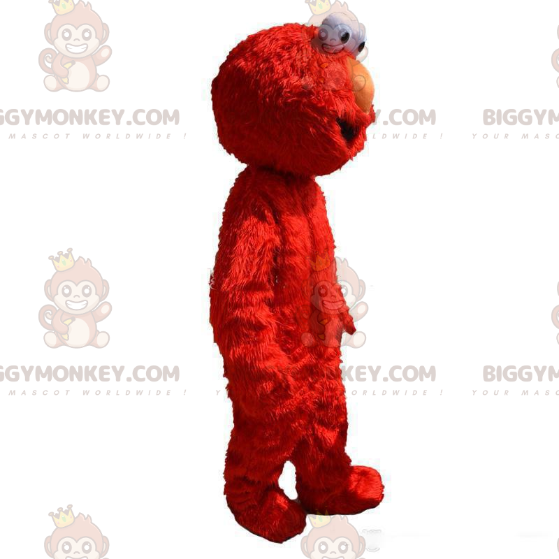 Traje de mascote BIGGYMONKEY™ Elmo, o famoso monstro vermelho