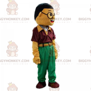 Aziatische man BIGGYMONKEY™ mascottekostuum, Azië kostuum -