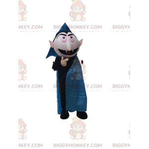 BIGGYMONKEY™ maskotdräkt av greve von greve, berömd muppvampyr